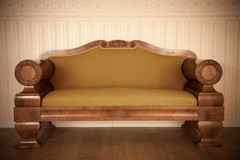 antique biedermeier sofa