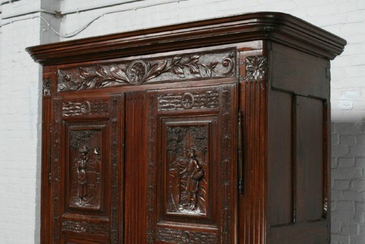 винтажная мебель - кабинет бретон из ореха, 19 век