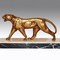 antique bronze panter art deco