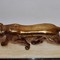 antique bronze panter art deco