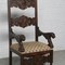 antique carved armchair