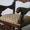 antique carved armchair