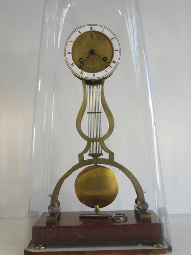 антикварные бронзовые часы с маятником, 19 век