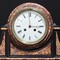 Antique fire mantel clock