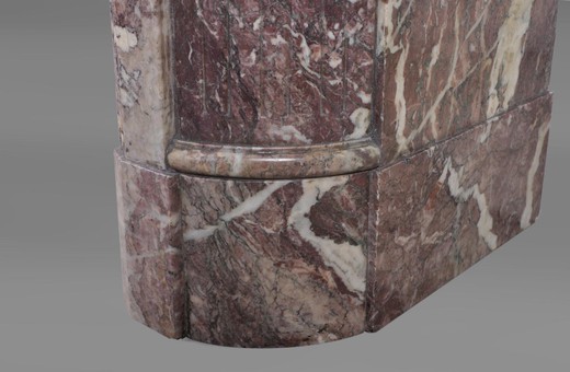 старинный мраморный камин в стиле луи 16