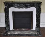 antique fireplace pompadour