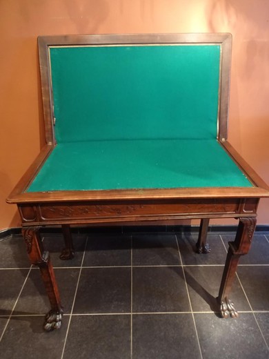 старинная мебель - игровой стол 19 века