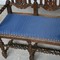 antique hunting style bench