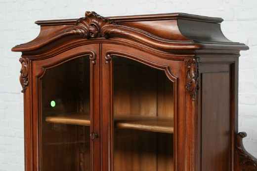 винтажный кабинет в стиле луи 15 из ореха, 19 век