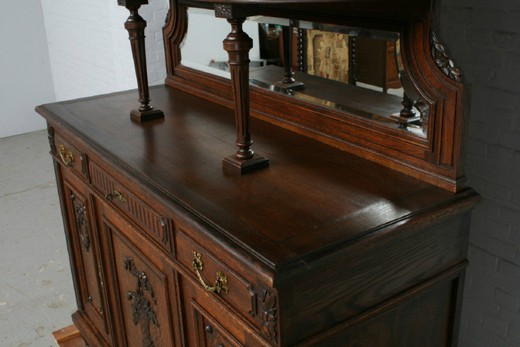 антикварная мебель - буфет в стиле луи 16 из дуба, начало 19 века