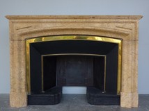 Antique marble fireplace