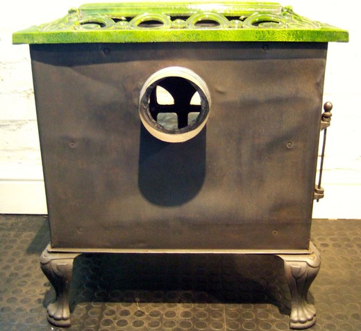 винтажная печь феб из чугуна, 20 век