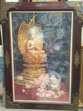 antique picture buddha