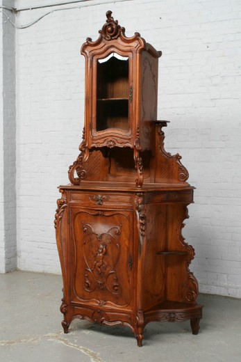 старинный кабинет в стиле рококо из ореха, 19 век
