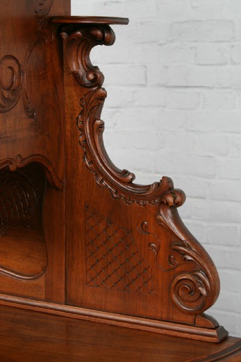 старинная мебель - кабинет рококо из ореха, 1900 год