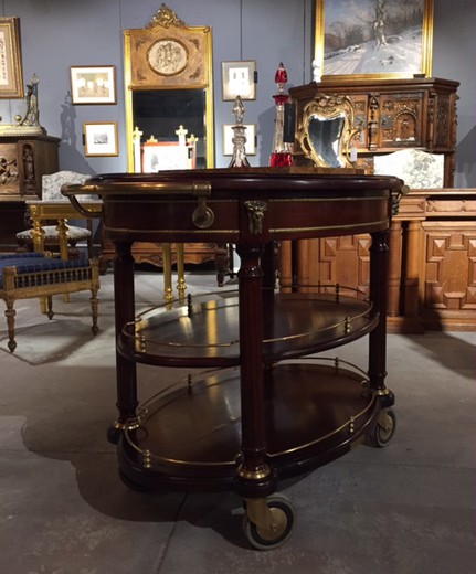 антикварная мебель - сервировочный столик в викторианском стиле, 19 век