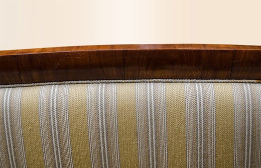 антикварная мебель - диван из ореха бидермайер, конец 19 века
