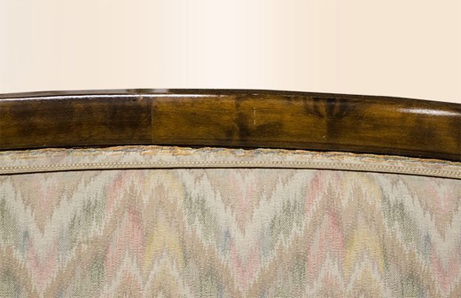 антикварная мебель - диван из ореха бидермайер, конец 19 века
