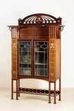 antique art nouveau vitrine