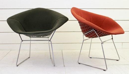 антикварные парные кресла knoll