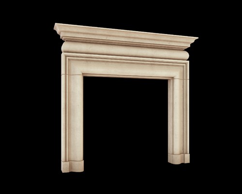 classical english fireplace