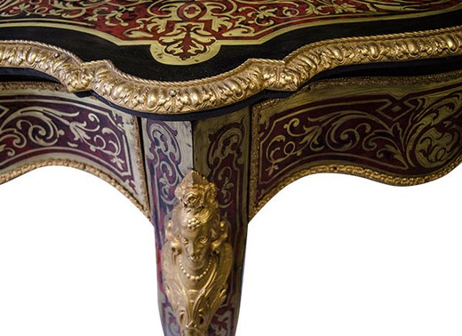 старинная мебель - стол буль из латуни 19 века
