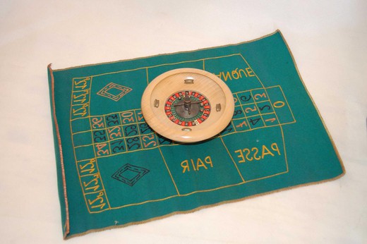 винтажный набор игр в стиле ар деко, черное дерево, 20 век