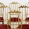 6+2 Italian Brass Chiavari Chairs