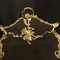 brass rococo antique firescreen