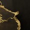 brass rococo antique firescreen