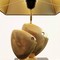 Brass Table Lamp Fish - Black/Gold Lampshade