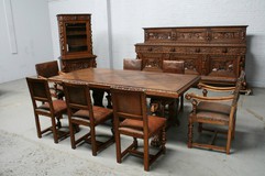 Antique breughel dining room set