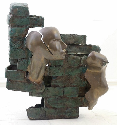 винтажная бронзовая скульптура элеонора друммонд