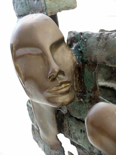 винтажная скульптура из бронзы элеонора друммонд