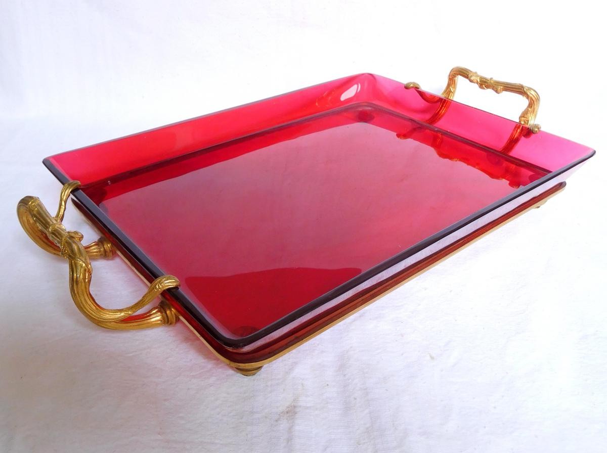 bronze serving tray