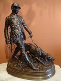 bronze sculpture by Pierre Jules Mene