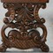 Antique carved coffee table