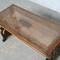 Antique carved coffee table