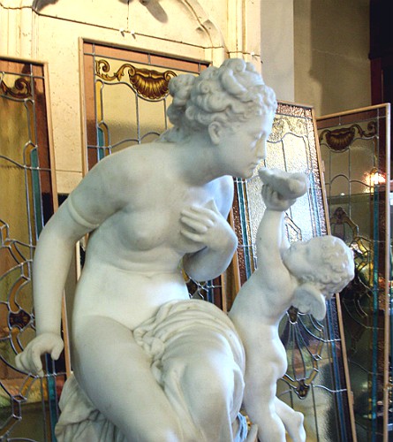 Скульптура. Мрамор. Франция, XIX век. Антикварные и дорогие подарки.