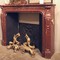 old marble fireplace mantel