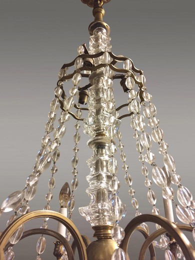 Antique chandelier in Louis XV style