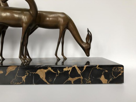 Antique sculpture "Gazelle"