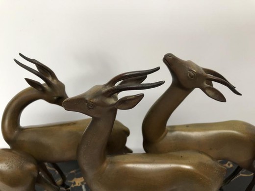 Антикварная скульптура «Газели»