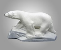 Antique sculpture "Polar bear"