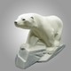 Антикварная скульптура "Северный медведь"