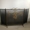 Antique fireplace screen