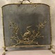 Antique fireplace screen