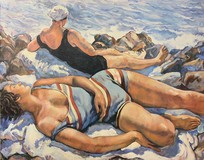 Картина «На пляже» Картина «На пляже»