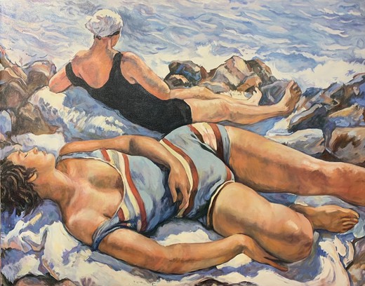 Painting "On the Beach"