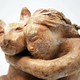 Скульптура "Женщина с кошкой"